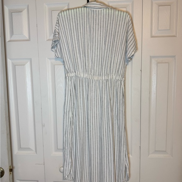 a new day White and Gray Striped‎ Midi Dress - Picture 7 of 11